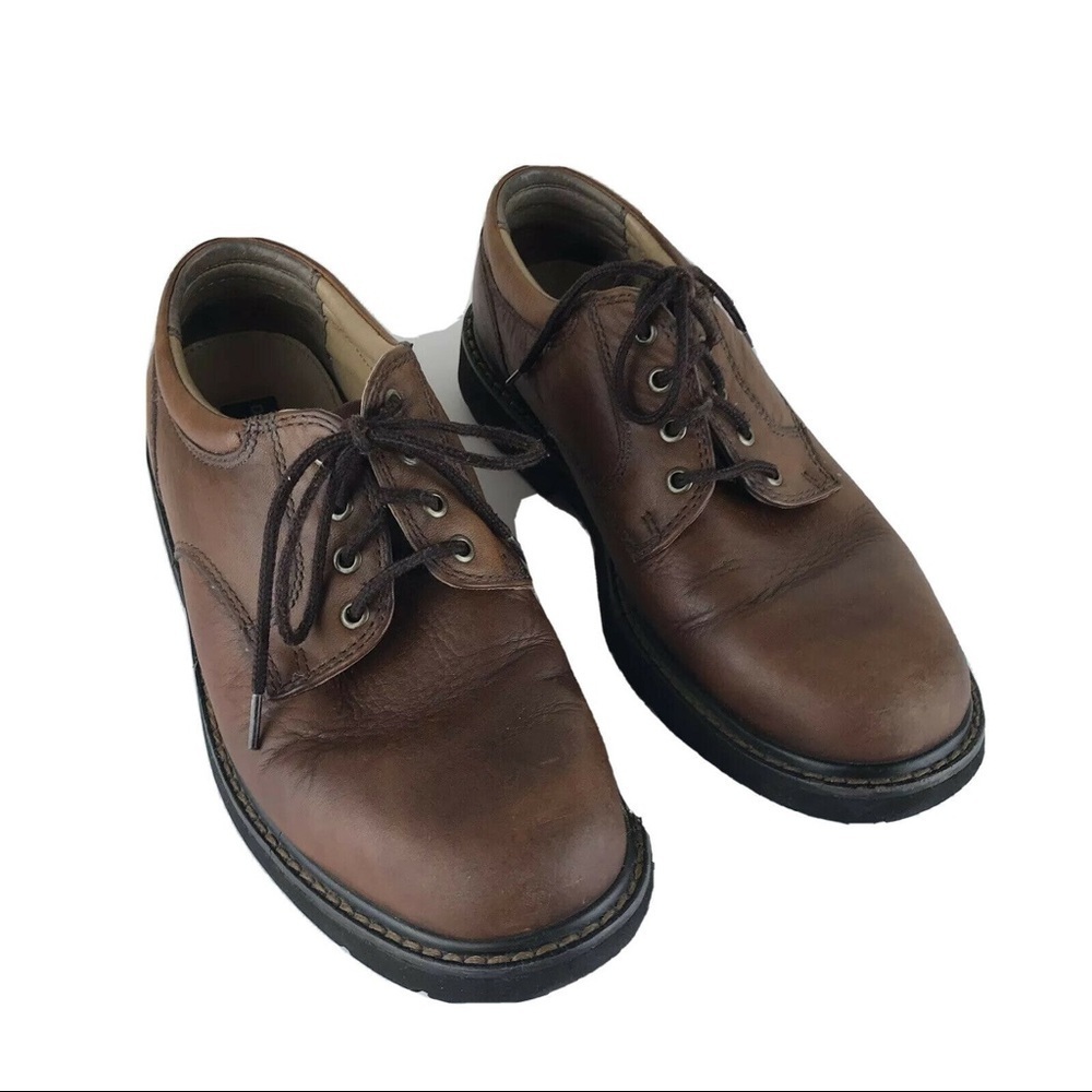 Dockers Mens Brown Leather Waterproof Oxfords Size 8.5 M. 1413